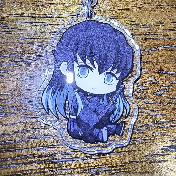 Demon Slayer Accessories - Women’s Jewelry Muichiro Tokito From Anime Series Demon Slayer Acrylic Keychain